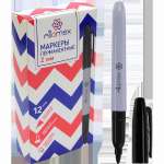 Маркер Attomex перман., 2мм,  черн.   /5043416             *365242