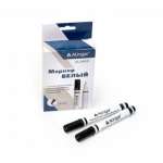 Маркер ALINGAR перман., кругл., перезаправляемый,1,5мм белый   /Al5400              *366379