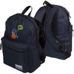 Рюкзак средн. deVENTE "Super BLACK" 40*29*17см.,1отд, 1 карм,вышивка, т.синий   /7032392             *346125