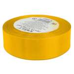 Лента KWELT декоративная атласная 2,5см*22,85м желная   /К-20639             *366363