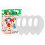 Шар возд. 23см KWELT белый   /К-1534              *366337