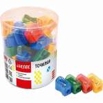 Точилка пласт. 1 отв. deVENTE прямоуг. с контейн.   /4071311             *343934