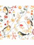 Бумага упаковочная МИЛЕНД OPTIMA Птички на ветке (70*100см, 10 л)  Собственная разработка   /УБ-8959             *364453
