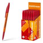 Ручка шар. ERICH KRAUSE "Super Glide Technology"Slender Stick Orange 0,7мм, красный   /63091               *367114
