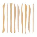 Набор стеков скульптурных "Vista-Artista" 9шт,  дерево     vsk-09   /27004193052         *305657