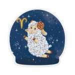 Мозаика алмазная  9*9 ФРЕЯ "Знаки зодиака.Овен" магнит   /ALVM-058            *367639