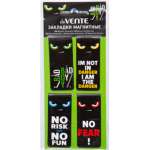 Закладка для книг магнитная deVENTE "Bad Boy" 25*56,6 4 шт, асс.   /8065511             *368114