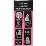 Закладка для книг магнитная deVENTE "Pedro Raccoon" 25*56,6 4 шт, асс.   /8065512             *367938