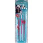 Набор кистей  школьных  3 шт. deVENTE "Yummy Panda" (белка№1,3,6), европодвес   /8072519             *368118