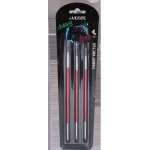 Набор кистей  школьных  3 шт. deVENTE "Gamer" (пони№2,4,7), европодвес   /8072524             *368123