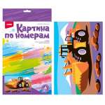 Раскраска по номерам LORI для малышей "Силовой трактор"   /Ркн-106             *354747