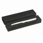 Ручка BRUNO VISCONTI "TORINO" 1.0 мм, мет. белый корпус шар. синяя, черный футляр   /20-0382-04/09       *364226