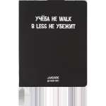 Дневник элит.переплет иск.кожа  deVENTE шелкография,гиб.облож."Учёба не Walk"   /2222561             *366933