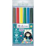 Фломастеры   6 цв. Attomex "NekoGirl" вент., блистер   /5080537             *368021