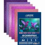 Фоамиран А4 deVENTE HOBBY CREATIVE 2мм. 5л 5 цв. оттенки сиреневого с блеском   /8112413             *368692