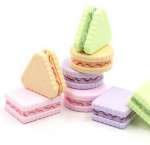 Точилка пласт. 1 отв. ClipStudio в форме печенья, с конт., 3,9х3,9х2,5 см,  3 дизайна, пакет   /576-047             *350404