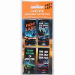 Закладка для книг магнитная deVENTE "Fast Or Last" 25*56,6 4 шт, асс.   /8065503             *367334