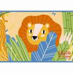 Альбом для рис. А4 10л карт.мел. ЭКСМО "Лев в джунглях" блок 110г/м   /А102152             *360973