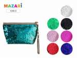 Пенал-космет. матерч. Mazari "Пайетки" 15*24см   /1049-2              *165120