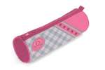 Пенал-тубус матерч. HATBER "Нежная клеточка" на молнии   /Npt_40169           *161732
