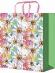 Пакет подарочный МИЛЕНД с глянцевой ламинацией 18x23x10 см (М) Ромашки   /ППК-4399            *369421