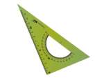 Треугольник пласт. 30/60 град. 15 см ПЧЁЛКА + транспортир   /ТТ-15               *41178