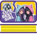 Пенал матерч. ПЧЁЛКА 2отд. бол. (190*105) тканевый торец "ЛУЧШИЕ ПОДРУЖКИ"   /ПО-090              *366483