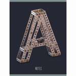 Тетрадь А4  80л кл. ЭКСМО металл. "Shine. Дизайн 11"   /ТГ4804987           *353257