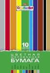 Бумага цветная мел. А4 10л 10цв  HATBER "Creative Set" мелов. в папке   /10Бц4м_05930        *105275