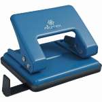 Дырокол  20 лист. мет. Attomex с линейкой, , синий   /4020305             *344624