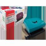 Дырокол  20 лист. пласт. deVENTE "Trend" изумрудно-бирюзовый   /4020506             *369167