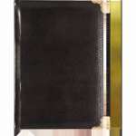 Ежедневник 2026г А5 168л. иск.кожа deVENTE "Bellagio" поролон, зол. срез, метал.уголки,черный   /2232612             *370181