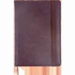 Ежедневник 2026г А5 168л. иск.кожа deVENTE "Detent", тонир.блок,поролон,на резинке,коричневый   /2332627             *370247