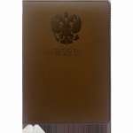 Ежедневник 2026г А5 168л. иск.кожа deVENTE "Emblem" поролон, крем. бумага, тиснение, коричневый   /2232620             *370189