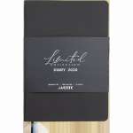 Ежедневник 2026г А5 168л. иск.кожа deVENTE "Nobile" мяг.обложка, тон.блок, черный   /2332615             *370243