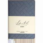 Ежедневник недатир. А5 136л. иск.кожа deVENTE "Elizabeth" тон.блок, поролон,серо-голубой   /2234697             *370224