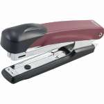 Степлер №10  12 лист. deVENTE "Liquid Metal" метал., бордо   /4142335             *364365
