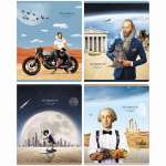 Тетрадь  48л кл. BG "Retrospective" асс.   /Т5ск48 11019        *350837