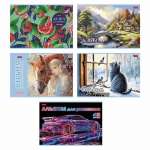 Альбом для рис. А4 48л карт.мел. HATBER "Ассорти №4"   /48А4В               *369143