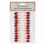 Прищепки декор. Blumentag 24шт, 2,5см   /WCLM-25-118         *370396