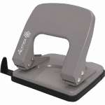 Дырокол  25 лист. мет. Attomex с линейкой, , серый   /4020310             *349775