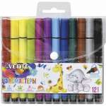 Фломастеры  12 цв. deVENTE "Triolino Jumbo" утолщенный трехгран.корпус, вент.колпачок, блистер   /5081950             *363300