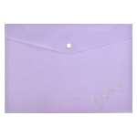 Папка-конверт на кн. А4  ФЕНИКС 0,20 мм "Пастельный сиреневый глиттер" 33*23см   /65868               *356929