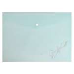 Папка-конверт на кн. А4  ФЕНИКС 0,20 мм "Пастельный мятный глиттер" 33*23см   /65869               *356930