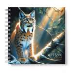 Скетчбук 205*205  30л спир. SVETOCH "Тайны улиц" 200г/м, жест.подложка   /01610               *370816