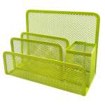 Подставка для канц. принадл. KWELT метал. сетчат. салатовая   / К-19353            *366440