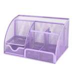 Подставка для канц. принадл. KWELT метал. сетчат. лавандовый   / К-19350            *366450