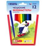 Фломастеры  12 цв. CENTROPEN "Пингвины" в к/к   /7790/12 РА          *373272