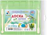 Доска для лепки А5 ПЧЁЛКА 2 стека+выемки д/пластилина "Нежный микс"   /ДЛ-01 нежный микс   *373730