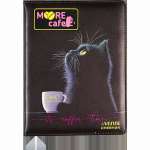 Дневник элит.переплет иск.кожа  deVENTE поролон,аппл., цв.печать, "MooreCafe"   /2020621             *373057